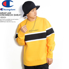 Champion WRAP-AIR CREWNECK SWEAT -GOLD- C3-P104画像