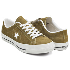 CONVERSE ONE STAR J SUEDE OLIVE 32356914画像