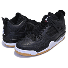 NIKE AIR JORDAN 4 RETRO SE(GS) black/white-gum light brown CI2970-001画像