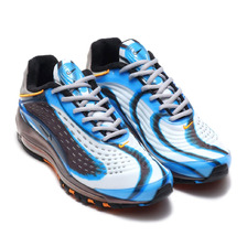 NIKE AIR MAX DELUXE PHOTO BLUE/WOLF GREY-ORANGE PEEL-BLACK AJ7831-401画像