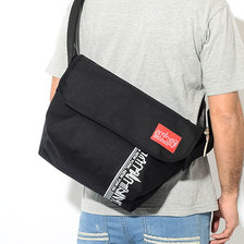 Manhattan Portage 19SS NYC Print Vintage Medium Messenger Bag Black/Red Limited MP1606VJRNYC19SS画像