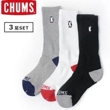 CHUMS 3P Booby Long Socks CH06-1048画像