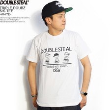 DOUBLE STEAL TRIPLE DOUBZ S/S TEE -WHITE- 991-14001画像