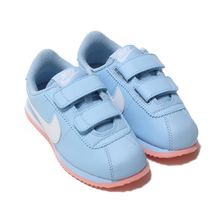 NIKE CORTEZ BASIC SL PSV PSYCHIC BLUE/WHITE-BLCHD CORAL AO2191-400画像