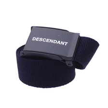 DESCENDANT 19SS WEBBING BELT NAVY 191MYDS-AC04画像