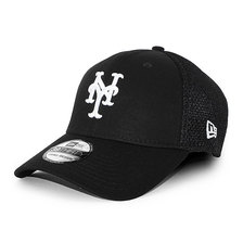 NEW ERA NEW YORK METS 39THIRTY FLEX FIT BLACKxWHITE NRNE11591289画像