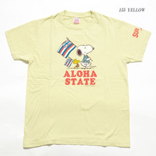 SUN SURF &times; PEANUTS S/S T-SHIRT "ALOHA STATE" SS78225画像