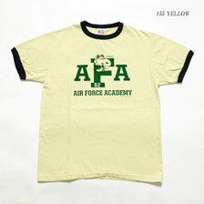 Buzz Rickson's × PEANUTS S/S RINGER T-SHIRT "AIR FORCE ACADEMY" BR78211画像