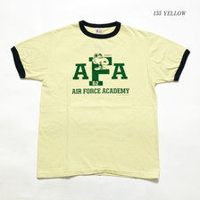 Buzz Rickson's &times; PEANUTS S/S RINGER T-SHIRT "AIR FORCE ACADEMY" BR78211画像