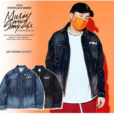 MSML ZIP DENIM JACKET M1K1T-JK01画像