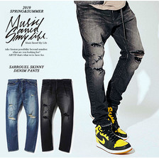 MSML SARROUEL SKINNY DENIM PANTS M1K1T-PT01画像