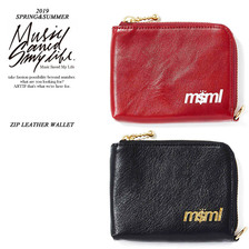 MSML ZIP LEATHER WALLET M1K1T-AC02画像