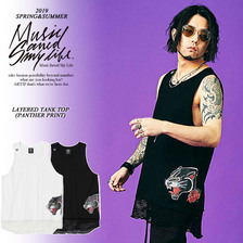 MSML LAYERED TANK TOP M1K1K-CS04画像
