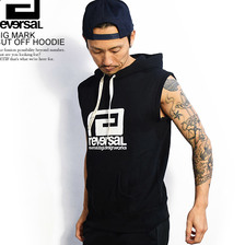 reversal BIG MARK CUT OFF HOODIE RV19SS052画像