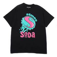 atmos &times; DJ SODA TEE BLACK AT19-004画像