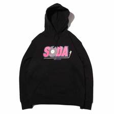 atmos &times; DJ SODA HOODIE BLACK AT19-005画像