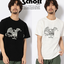 Schott CLASSIC POCKET T-SHIRT UNION EAGLE 3193053画像