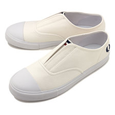 FRED PERRY CANVAS SLIP ON WHITE F29642-10画像