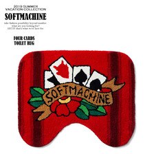 SOFTMACHINE FOUR CARDS TOILET RUG画像