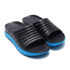 HOKA ONE ONE ORA RECOVERY SLIDE Ebony/Dresden Blue 1099673-EDNB画像