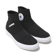 CONVERSE ALL STAR LIGHT KNITSOX HI BLACK 32965141画像