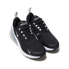 NIKE W AIR MAX 270 BLACK/WHITE-PR PLATINUM-WHITE AH6789-013画像
