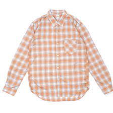 Ron Herman Check L/S Shirt ORANGE画像