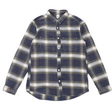 Ron Herman Check Flannel L/S Shirt NAVY画像