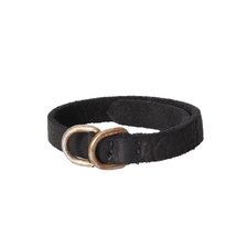 GUIDI LEATHER BRACELET BISON FULL GRAIN BLT00B画像