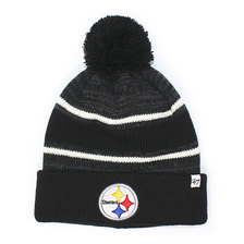 '47 Brand PITTSBURGH STEELERS CUFF KNIT BEANIE BLACK F-FRFAX25ACE-BKA画像