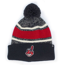 '47 Brand CLEVELAND INDIANS CUFF KNIT BEANIE NAVY B-FRFAX08ACE-NY画像