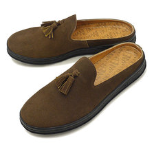 MANEBU PRAN SLIPPER SUEDE D.BROWN MNB-024S画像
