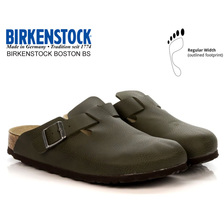 BIRKENSTOCK BOSTON BS(NARROWR FIT) DESERT SOIL GREEN 1012225画像