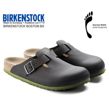 BIRKENSTOCK BOSTON BS(NARROW FIT) DESERT SOIL BLACK 1006435画像