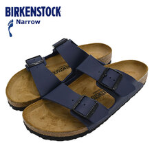 BIRKENSTOCK ARIZONA BIRKO-FLOR Blue Narrow 0051753画像