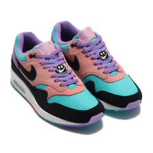 NIKE AIR MAX 1 ND SPACE PURPLE/BLACK-BLEACHED CORAL BQ8929-500画像