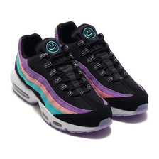 NIKE AIR MAX 95 ND BLACK/WHITE-HYPER JADE-BLEACHED CORAL BQ9131-001画像
