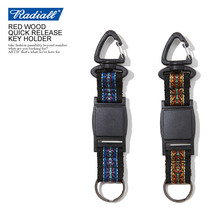 RADIALL RED WOOD QUICK RELEASE KEY HOLDER画像