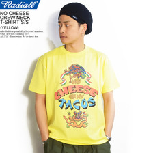 RADIALL NO CHEESE CREW NECK T-SHIRT S/S -YELLOW-画像