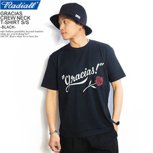 RADIALL GRACIAS CREW NECK T-SHIRT S/S -BLACK-画像