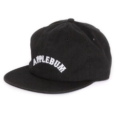 APPLEBUM Arc Logo Flat 6 Panel Cap BLACK画像
