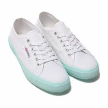 SUPERGA 2750-COTU CLASSIC White-Green Water SS90010画像