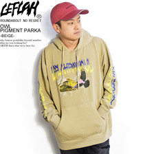 LEFLAH OWL PIGMENT PARKA -BEIGE-画像