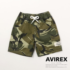AVIREX KIDS CAMO HALF PANT 421019106画像