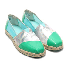 TOMS ALPARGATA ON ROPE Pastel Turquoise Translucent 10013512-GRN画像