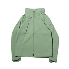 DESCENTE ALLTERRAIN HARD SHELL STACK HOODED JACKET STORM GREEN DAMNGC31-GNST画像