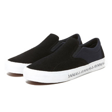 RADIALL BASS FOOT - SLIP ON SNEAKER (BLACK)画像