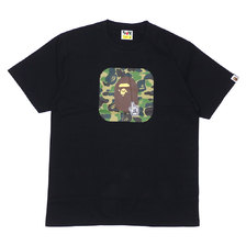 A BATHING APE 19SS BAPE ONLINE ABC TEE BLACK 1F25110045画像