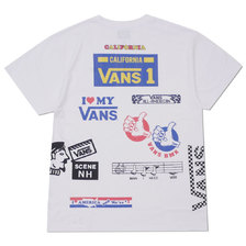 N.HOOLYWOOD &times; VANS BACK RRINT TEE WHITE画像