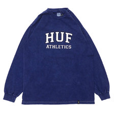 HUF DRAFT ACID WASH L/S TEE BLUE画像